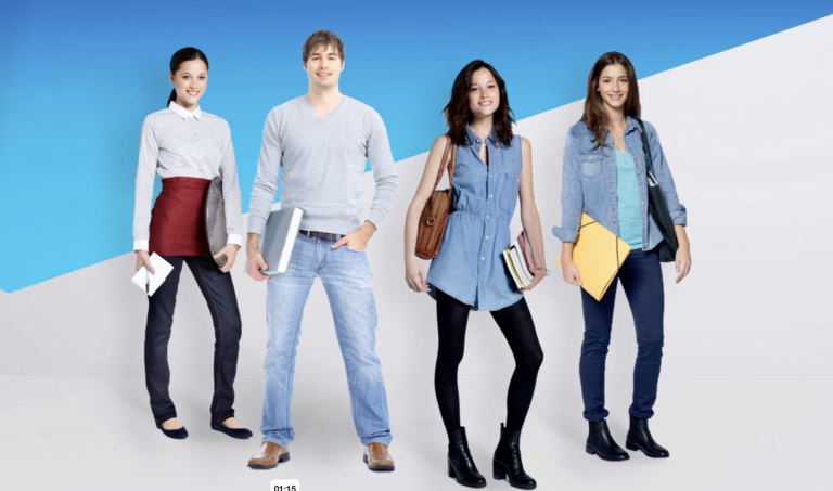 Le faisceau bleu – La Banque Postale (2015)